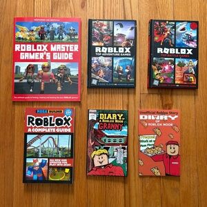 Roblox Gamer Guides and Fan Fiction 6 Book Lot Hardcover Paperback Various